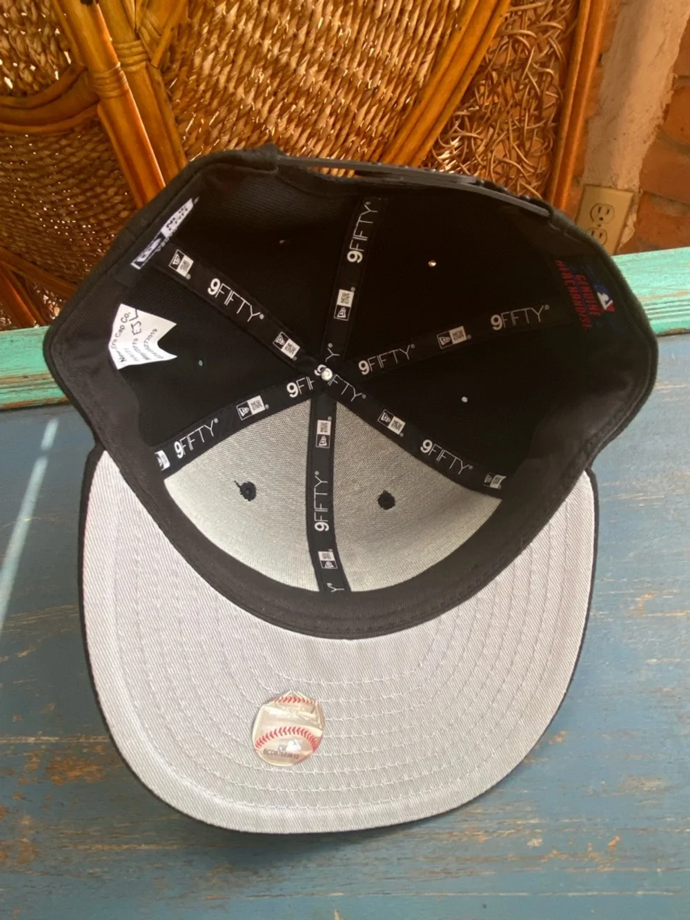 NWOT Youth San Francisco Giants Black & Orange Fitted Adjustable Hat